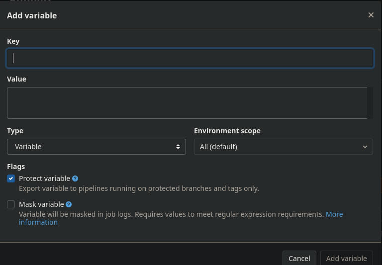 Gitlab Variables